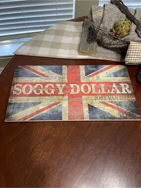Soggy dollar wood sign handmade new
